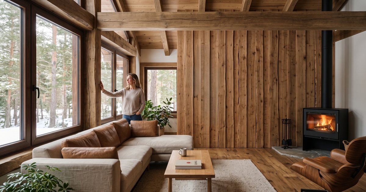 Madera en Casa: El Material que Calma desde Adentro